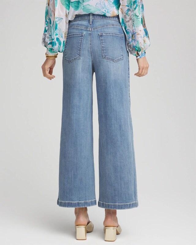 So Slimming Wide Cropped Jeans - image 3